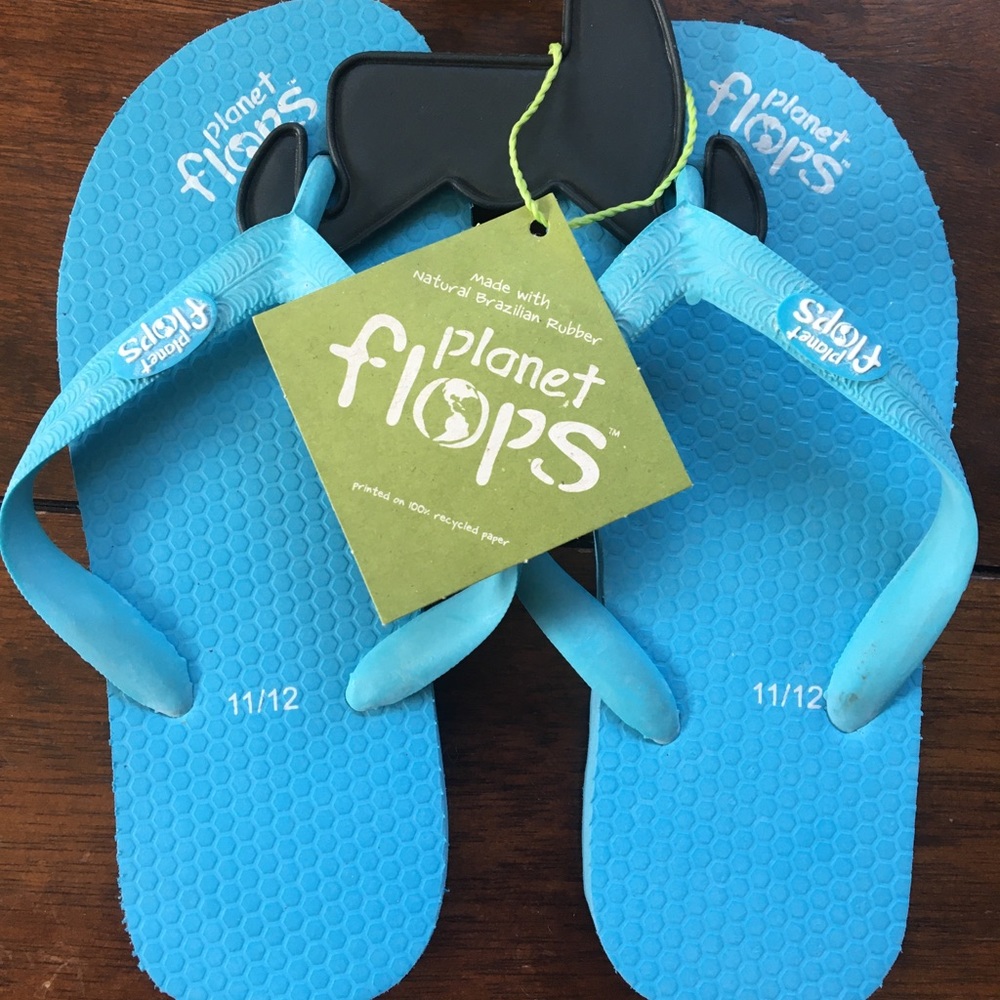 Planet Flops natural rubber kids flip flops